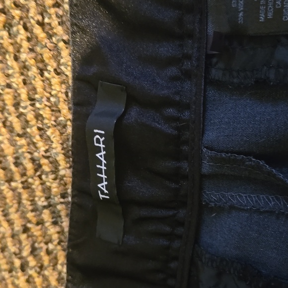 Tahari Classic Gray Wide-Leg Dress Pants - Picture 4 of 5